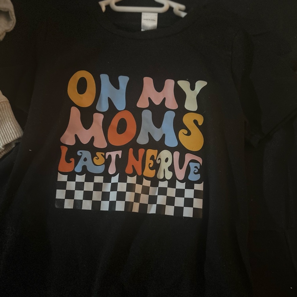 Kids Graphic Tee - Black with Multicolor Print